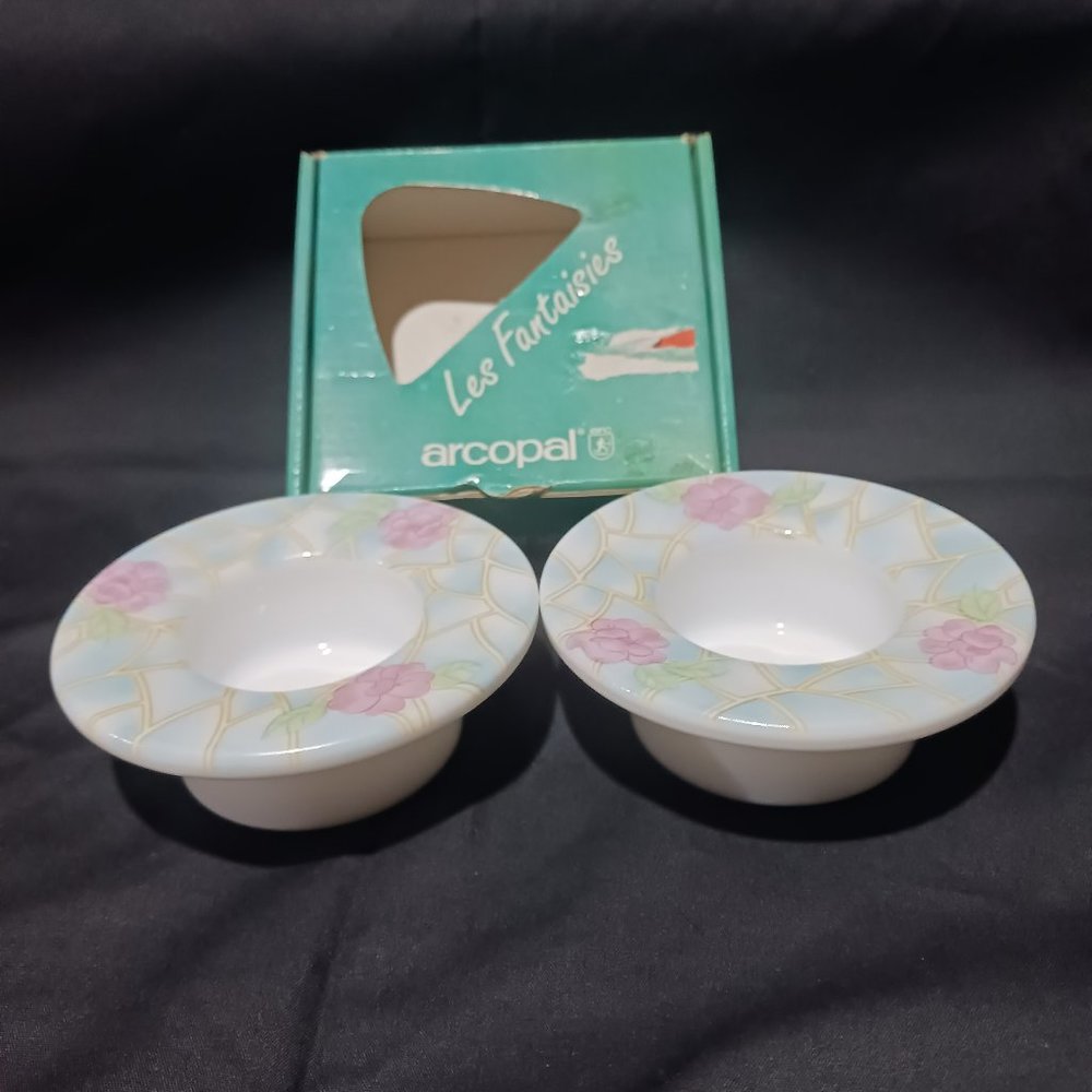 Arcopal votive candle holders